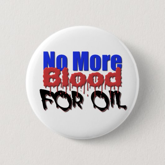 Badge Rond 5 Cm Pas plus de sang (Devant)