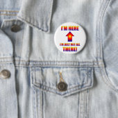 Badge Rond 5 Cm pas tous là se boutonnent (En situation)