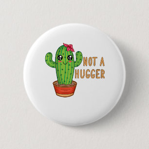 Badge Rond 5 Cm Pas un gros câlin libre
