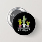 Badge Rond 5 Cm Pas Une Grosse Plaisanterie De Cactus (Devant & derrière)