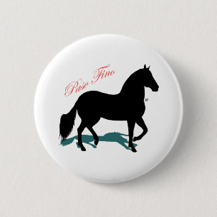 Badge Rond 5 Cm Paso Fino Silhouette Ombre