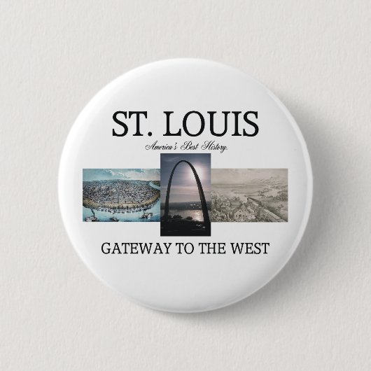 Badge Rond 5 Cm Passage d'ABH St Louis (Devant)
