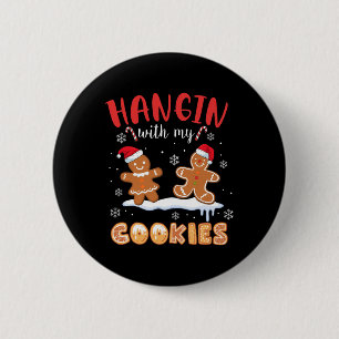 Badge Rond 5 Cm Passe du temps avec mes cookies en pain d'épices N
