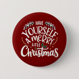 Badge Rond 5 Cm Passez de Joyeuses Fêtes de Noël