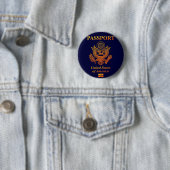 BADGE ROND 5 CM PASSPORT(USA) (En situation)
