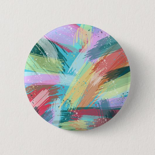 Badge Rond 5 Cm Pastel d'Art Abstrait (Devant)