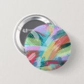 Badge Rond 5 Cm Pastel d'Art Abstrait (Devant & derrière)