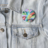 Badge Rond 5 Cm Pastel d'Art Abstrait (En situation)