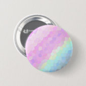 Badge Rond 5 Cm Pastel Mosaic (Devant & derrière)