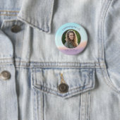 Badge Rond 5 Cm Pastel Photo Life Celebration (En situation)