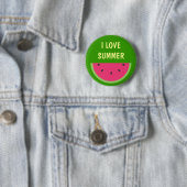 Badge Rond 5 Cm Pastèque (En situation)