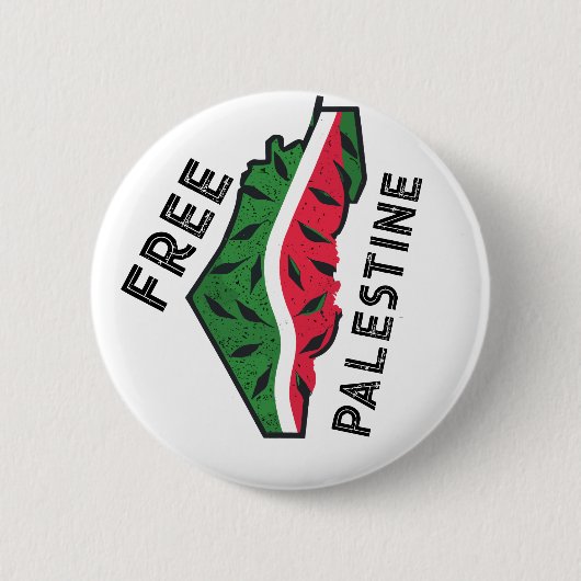 Badge Rond 5 Cm pastèque palestine (Devant)
