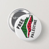Badge Rond 5 Cm pastèque palestine (Devant & derrière)