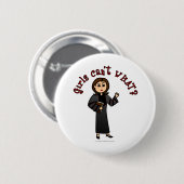 Badge Rond 5 Cm Pasteur léger (Devant & derrière)