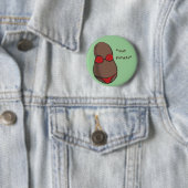Badge Rond 5 Cm Patate chaude (En situation)