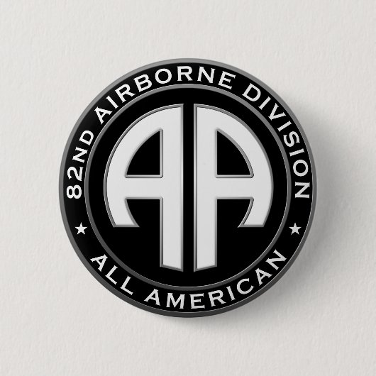 Badge Rond 5 Cm Patch Décontracté de la 82e division aéroportée (Devant)