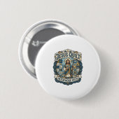 Badge Rond 5 Cm Patchwork Jésus Foi Patchwork Jésus (Devant & derrière)