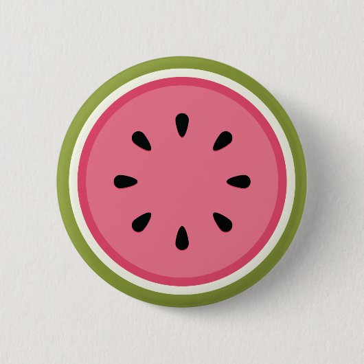 Badge Rond 5 Cm Pâte de pastèque (Devant)