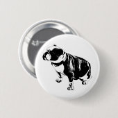 Badge Rond 5 Cm Patient and Present (Devant & derrière)