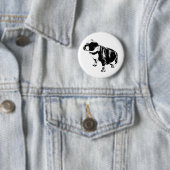Badge Rond 5 Cm Patient et Présent (En situation)
