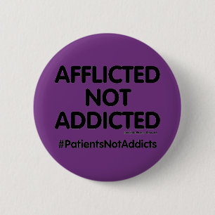 Badge Rond 5 Cm Patients non toxicomanes