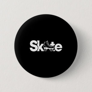 Badge Rond 5 Cm Patin à roulettes Patin à roulettes Patinage à rou