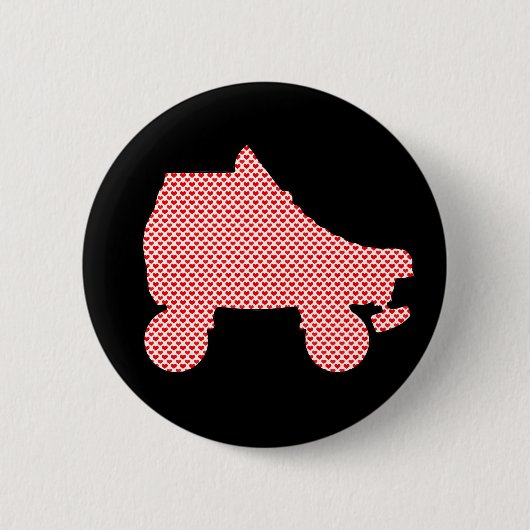Badge Rond 5 Cm patin de rouleau (Devant)
