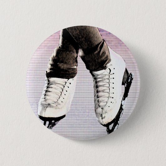 Badge Rond 5 Cm Patins artistiques (Devant)