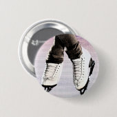 Badge Rond 5 Cm Patins artistiques (Devant & derrière)