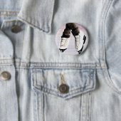 Badge Rond 5 Cm Patins artistiques (En situation)