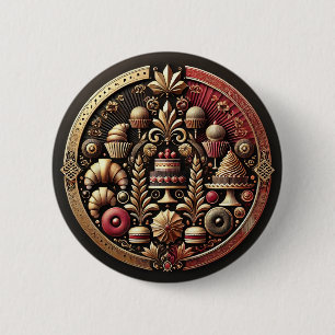 Badge Rond 5 Cm Pâtisserie et pâtisserie classique