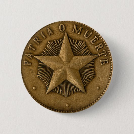 Badge Rond 5 Cm Patria o Muerte (Devant)
