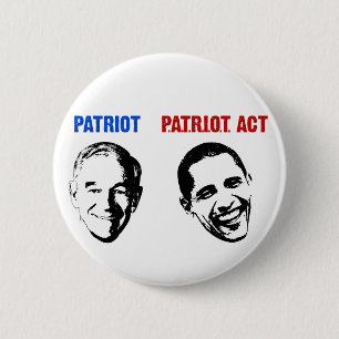 Badge Rond 5 Cm Patriote/Patriot Act