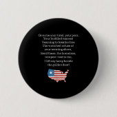 Badge Rond 5 Cm Patriotic New Colossus Emma Lazarus Quote Usa Gift (Devant)