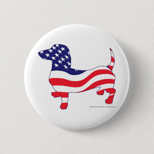 Badge Rond 5 Cm Patriotic Weiner