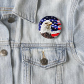 Badge Rond 5 Cm Patriotique (En situation)