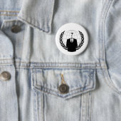 Badge Rond 5 Cm Patriotisme anonyme (En situation)