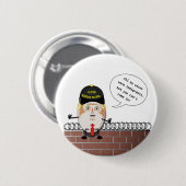 Badge Rond 5 Cm Patrouille de frontière d'atout Trumpty Dumbty (Devant & derrière)