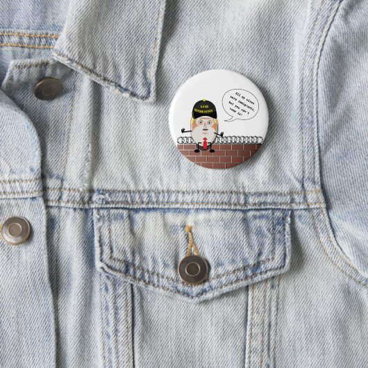Badge Rond 5 Cm Patrouille de frontière d'atout Trumpty Dumbty (En situation)