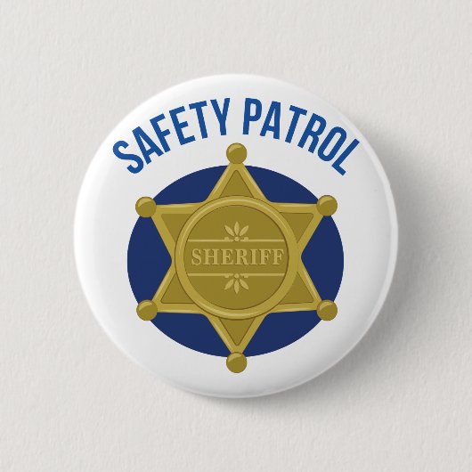 Badge Rond 5 Cm Patrouille de sécurité (Devant)
