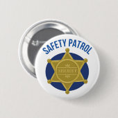 Badge Rond 5 Cm Patrouille de sécurité (Devant & derrière)