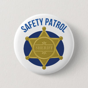 Badge Rond 5 Cm Patrouille de sécurité