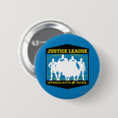 Badge Rond 5 Cm Patrouille intergalactique de la Ligue de Justice (Devant & derrière)