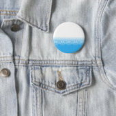 Badge Rond 5 Cm Patrouilles Bleues Et Blancs Avec Arrière - plan D (En situation)