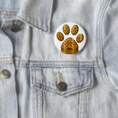 Badge Rond 5 Cm Patte #2 de tigre (En situation)