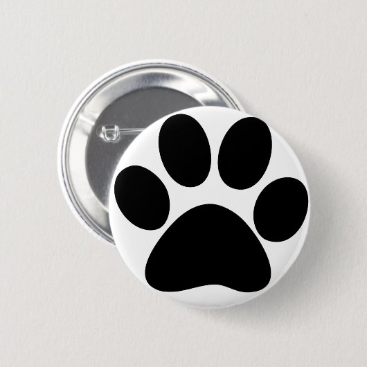 Badge Rond 5 Cm Patte animale (Devant & derrière)