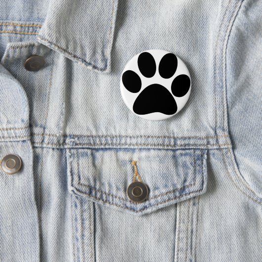 Badge Rond 5 Cm Patte animale (En situation)