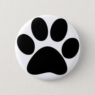 Badge Rond 5 Cm Patte animale