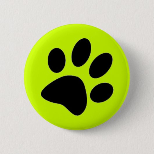 Badge Rond 5 Cm patte de chien (Devant)