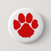 Badge Rond 5 Cm Patte rouge (Devant)